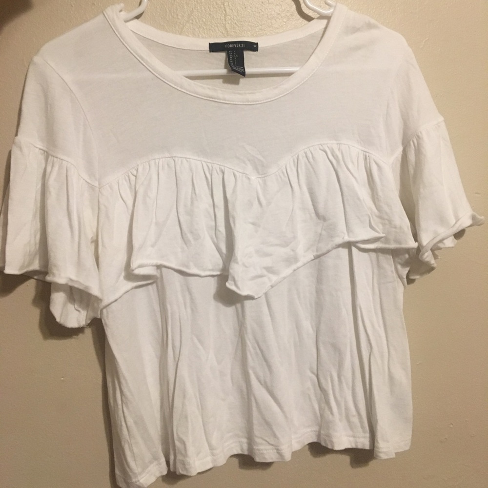 White Forever 21 Top